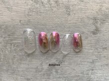 シンプリー ワン 渋谷店(Simpliee ONE)/【ハンド】塗りかけニュアンス