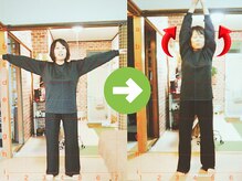 サプライズ整体院/30代ママさんの肩こり初回結果