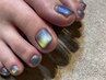 【初回オフ無料】フィルイン対応可！Foot magnetコース(宝石のような爪に)