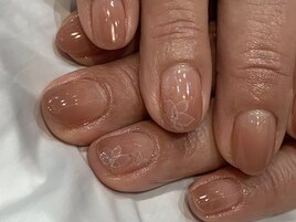水彩画ネイル