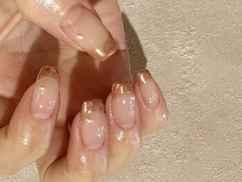 アイネイルズ 天神今泉店(I-nails)/【sana.i】ピンクゴールド