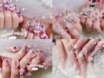 ハナアイ サロン 新宿店(hanaai salon)の写真/【人気新規スカルプ10本120分パーツつけ放題14800円→12800円】話題のワンホンネイルも…♪