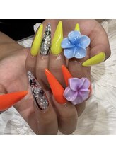 レックス(Lexx92)/スカルプ４本アート　