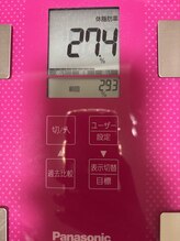 ヨサパーク リリィ(YOSA PARK Lilly)/お客様の体脂肪変化