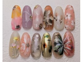 お花デザインネイル♪