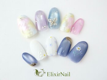エリクサーネイル 五反田(Elixir Nail)の写真/ずっとオフ無料!!【時間内アートやり放題コース90分¥9980】持ち込み画像に対応できる高い技術力♪