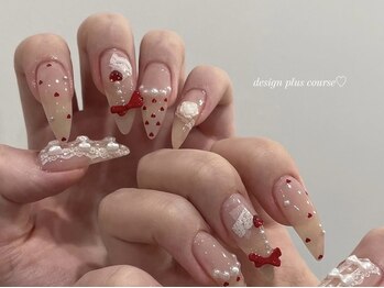 Josie Nail Studio【ジョシーネイルスタジオ】/長さ出し持ち込みデザイン