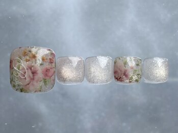 ジェミーネイル シンジュク(Jemiy nail shinjuku)/花柄キラキラマグネット¥8480
