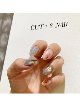 カッツ エステティックサロン 元町(CUT S)/ブルーニュアンス＆インクアート