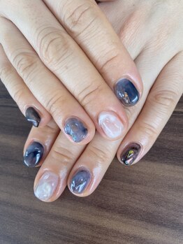 イルソーレネイル(ILSOLE NAIL)/ニュアンス立体ネイル