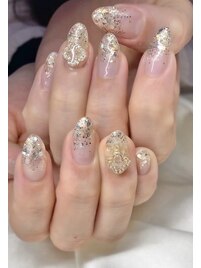 ラメグラ☆ワンホンネイル☆オフ