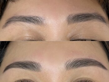 ノズ(NOZ)/アイブロウBefore/After