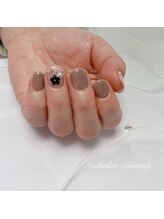 ビンタン(Bintang)/ツイードネイル/冬ネイル