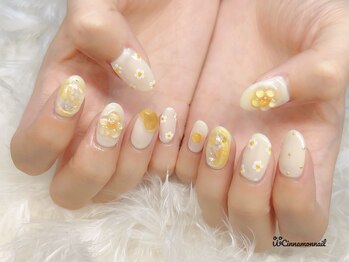 シナモンネイル(cinnamonnail)/お花ネイル