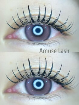 Amuse Lash  の写真/フラットラッシュ/ボリュームラッシュなど、なりたいイメージ・目元に合わせてつけ放題メニューが豊富★