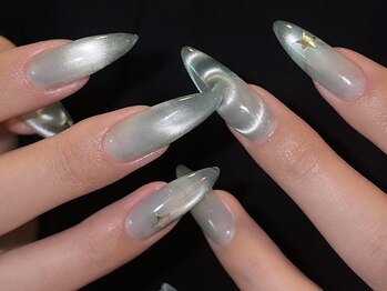 ブルー水光マグネットシンプル