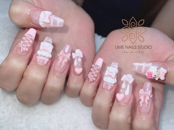 ウメネイルスタジオ(UME NAIL STUDIO)/長さだしやり放題×つけ放題