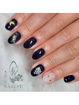 ネイルプラスユウ(NAIL+U)/お月見nail