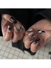 Mネイルアンドカフェ シェレステ/ブラックネイル☆