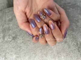 マグネットリボンネイル