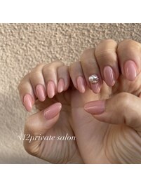 美爪にきらりビジュー