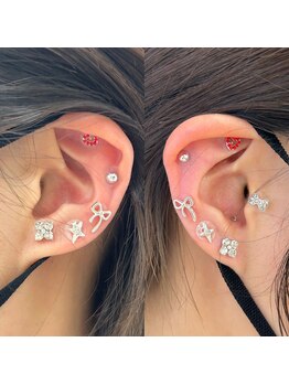 ナナ パラジェル フィルイン マツゲパーマ パリジェンヌ(NANA)/耳ツボジュエリー15個コース