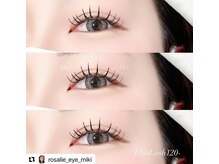 ロザリー(ROSALIE)/フラットラッシュ120本