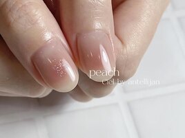 ふんわりチークネイル