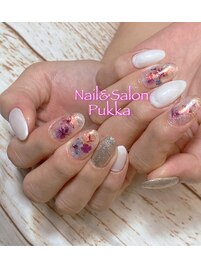 フラワーアートネイル