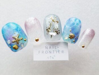 ネイルフロンティア 吉祥寺(NAIL FRONTIER)/サマー水面ネイル8980円~