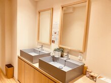 えん 発酵温熱木浴 心斎橋本店/【2】お着替え・洗顔