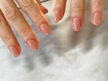 ネイルサロン イントゥ(into_)/ワンカラー　ピンクベージュ