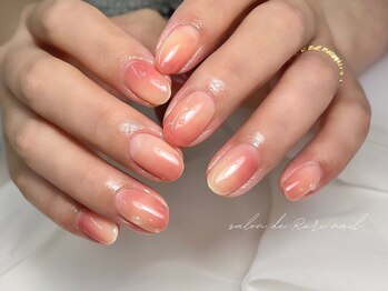 サロンドルリネイル(salon de Ruri nail)/期間限定クーポン☆桃ネイル