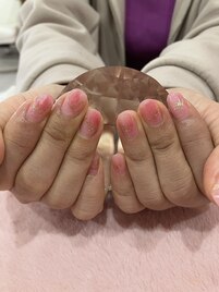 ピンクマーブルシンプル