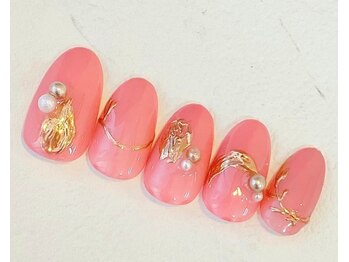 定額ネイル/ニュアンス/ピンク