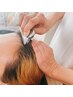浮腫み慢性的な疲れに◎よもぎ蒸し＋ヘッドマッサージ＋耳つぼジュエリー