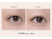 サンパ(SYMPA)の雰囲気（垢抜け☆さがりまつ毛でもここまであがる♪）