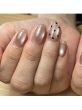 アメイロネイル(アメイロ_nail.)/マグネット×ハート