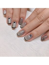 マグネット＋黒フレンチ