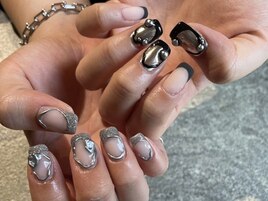 【ジェル】メタルデザイン