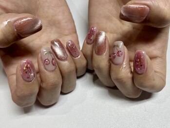 フルール(Fleur)/さくらんぼ×マグネットネイル＊