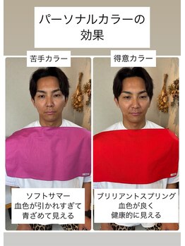 エクラタンルーム(eclatant room)/パーソナルカラーの効果