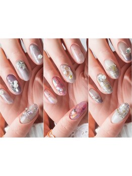 ショートネイルデザインが豊富