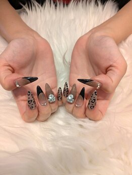ジューシーネイルオオハシテン 大橋店(Juicynail)/ヒョウ柄ネイル