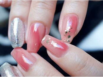 ディア ネイル 中野(Dia nail)の写真/《シンプルデザインコース/新規¥5480》フォルムの美しさにこだわり抜くから、シンプルなデザインもが際立つ