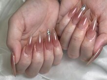 ケー 渋谷店(K)/【スカルプ】チークネイル