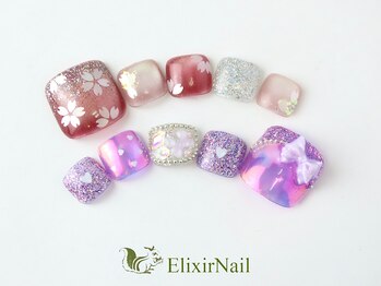 エリクサーネイル 五反田(Elixir Nail)の写真/高品質『フット』ジェルがやり放題¥9980!!自然のある癒しの店内♪やり放題『ハンド』ジェル90分¥9980も◎