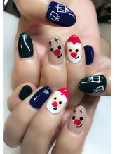 ネイルサロン アイル(nail salon i’ll)/サンタ&トナカイ☆Xmasアート