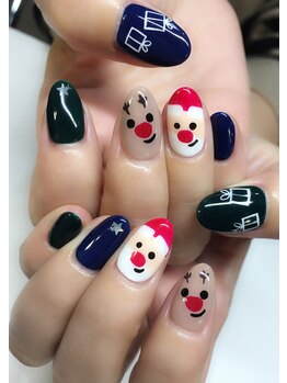 サンタ&トナカイ☆Xmasアート