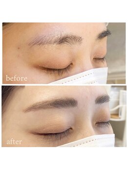 エムアンド(m&)/ブロウリフト&ワックス脱毛1回